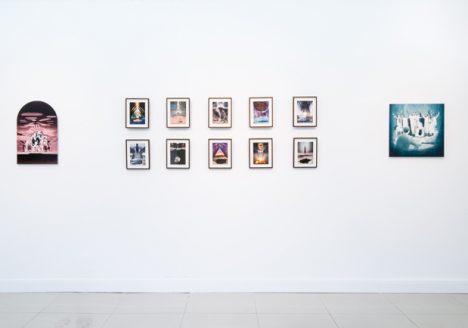 Image of Modern Mythology exhibition Adam Dix and Jess Littlewood