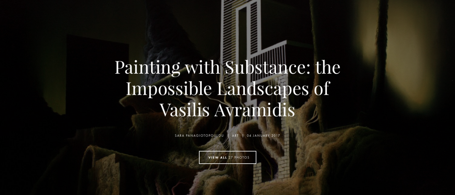 Yatzer publication with Art by Vasilis Avramidis