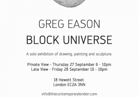 Greg Eason Block Universe Exhibition image