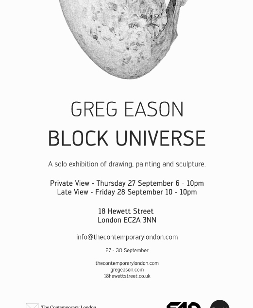 Greg Eason Block Universe Exhibition image
