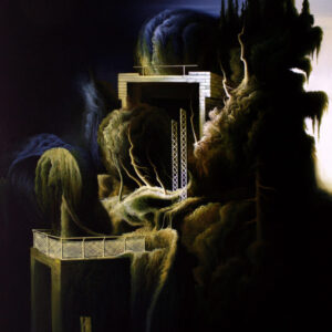 Terrace Oil painting by Vasilis Avramidis