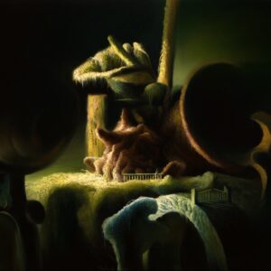 The Rest of His Life Oil painting by Vasilis Avramidis