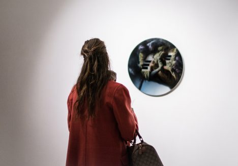 Installation image of works by Vasilis Avramidis