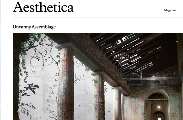 Aesthetica Magazine publication with art by Suzanne Moxhay