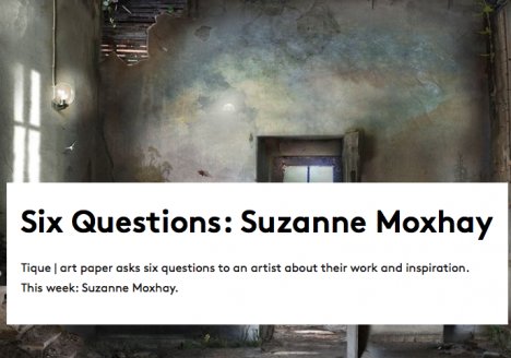 Tique publication with artwork by Suzanne Moxhay