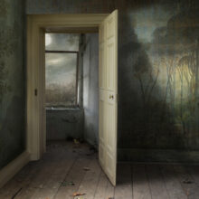 Suzanne Moxhay, Interior With Open Door, Wilder Gallery Interior With Open Door artwork by Suzanne Moxhay